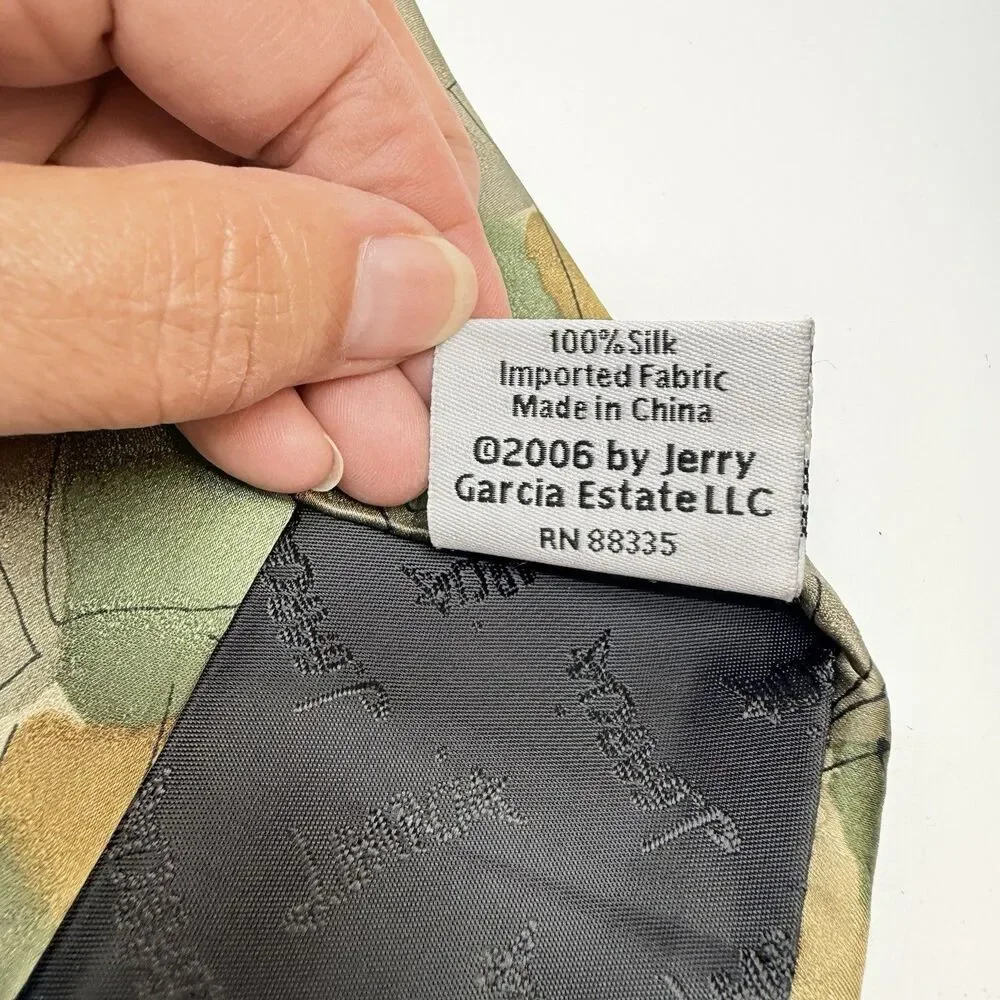 Vintage J Garcia Wired Crossroads Limited Edition 100% Silk Neck Tie